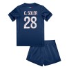 Original Trikotsatz Paris Saint-Germain Carlos Soler 28 Heimtrikot 2024-25 Für Kinder